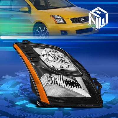 For 10-12 Nissan Sentra SR 2.5L Right Chrome Headlight Headlamp Replacement