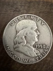 1958-D Ben Franklin Half Dollar, 90% Silver Coin