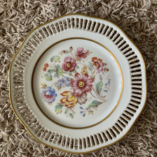 Bavaria 'The Hanover' Porcelain Dinner Plates with Pink Floral Border, Set of 12+ — listing 3