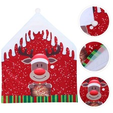Coprisedile 1pc Coprisedile natalizio Coprisedile decorativo per sedia