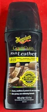 MEGUIARS GOLD CLASS RICH LEATHER CLEANER & CONDITIONER 400ml LIQUID CAR SEATS