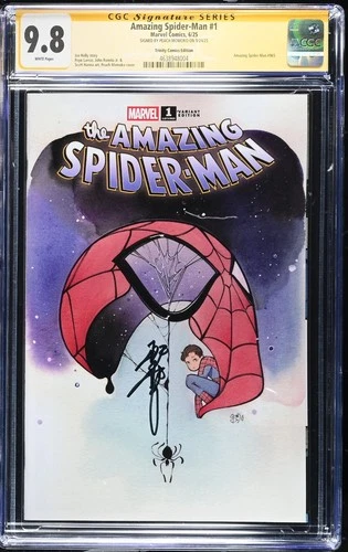 Amazing Spider-Man #1 Peach Momoko Fan Expo Denver Trinity Signature SS CGC 9.8