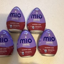 Mio Unwind Blueberry Lemon Liquid Water Enhancer 5 Pack Magnesium B Vitamins