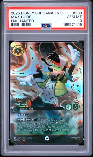 Max Goof - Chart Topper graded PSA 10 for sale on eBay