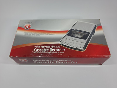 Radio Shack CTR-121 Desk Top Cassette Voice Activated Recorder Tested/Works