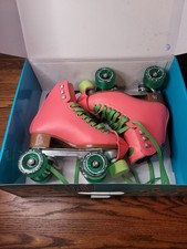 Moxi Beach Bunny Watermelon Roller Skates Size 4 With Box