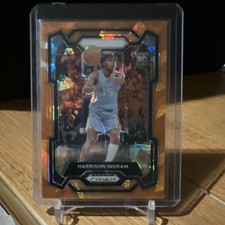 Panini 2024-25 Prizm Draft Picks Orange Ice Prizm Harrison Ingram #84 Tar Heels…