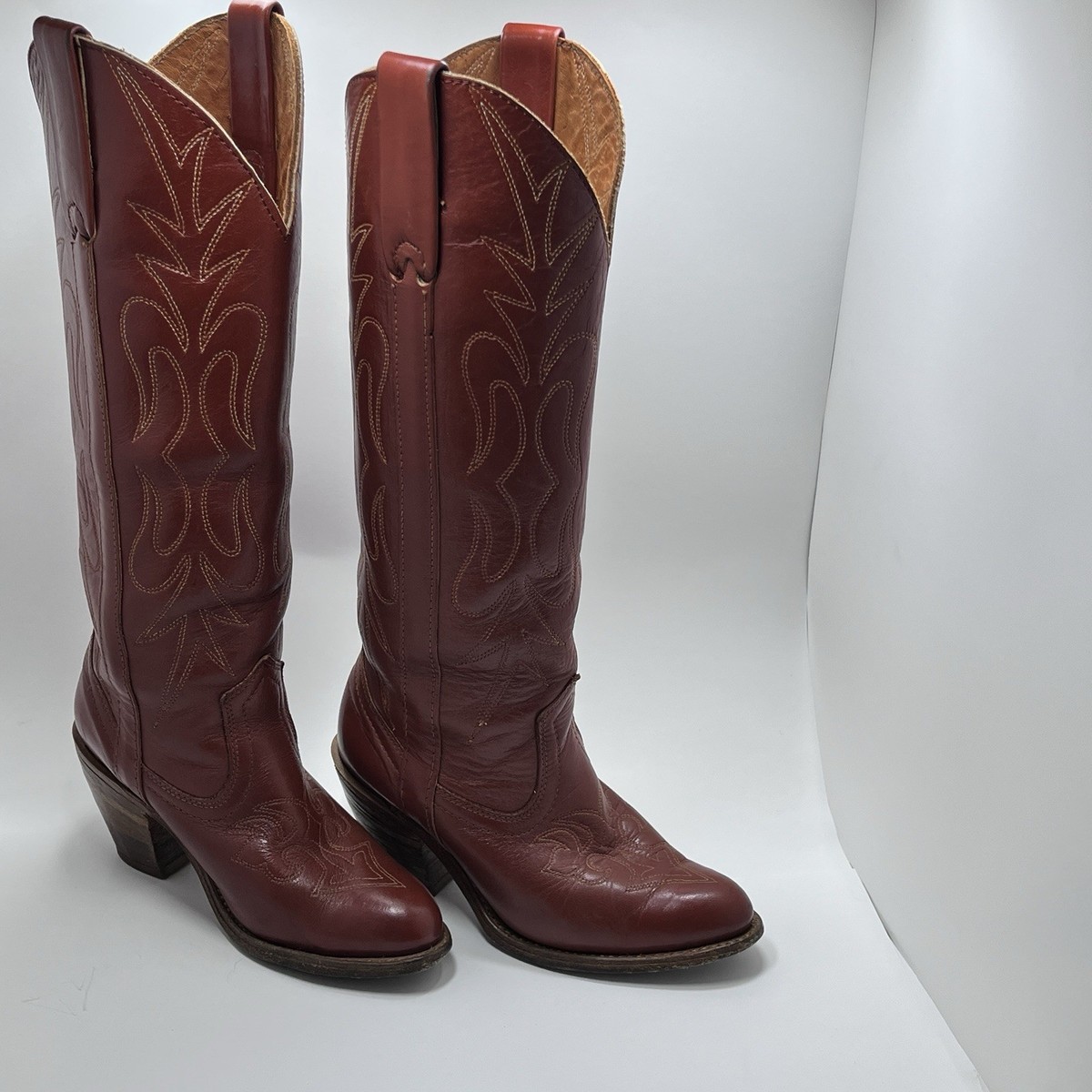 MISS CAPEZIO ミスカペジオ ウエスタンブーツ ヴィンテージ Vintage Miss Capezio Designer Leather Boots | eBay