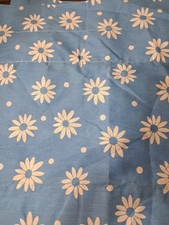 Vintage Disney Mickey For Kids Window Treatment Top Valance Daisy/Blue READ