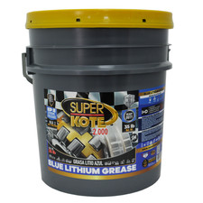 Multipurpose Blue Lithium Grease 35 lb 5 Gallon Pail Superkote 2000