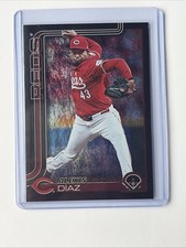 2025 Topps Alexis Diaz Black Holofoil 1/10 SSP