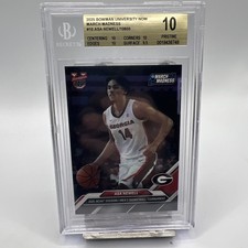 2025 Bowman University Now Asa Newell /10850 March Madness BGS 10 RC Pop 1