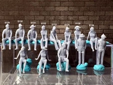 1:64 Figures  - For Dioramas Miniature Figures 164 Fig Lot 685A Doublegdiecast