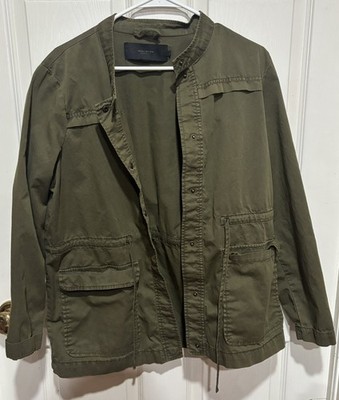 Vero Moda Womens Olive Green Lyocell Utility Field Jacket Size XL