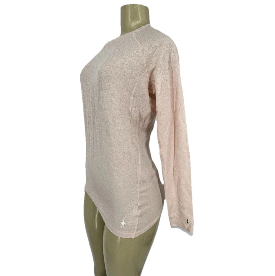 Smartwool Pequeña Mujer Lana Merino Bl 150 Encaje Manga Larga Camiseta Cuello Redondo G25 Foto 2 de 4