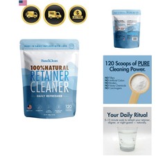 The Daily Refresher  100 Natural Retainer  Aligner Cleaner Powder  For Da...