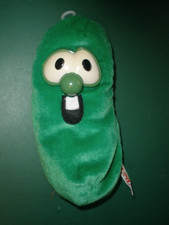 GUND Vintage Veggie Tales Larry the Cucumber 8" Beanie SU143 