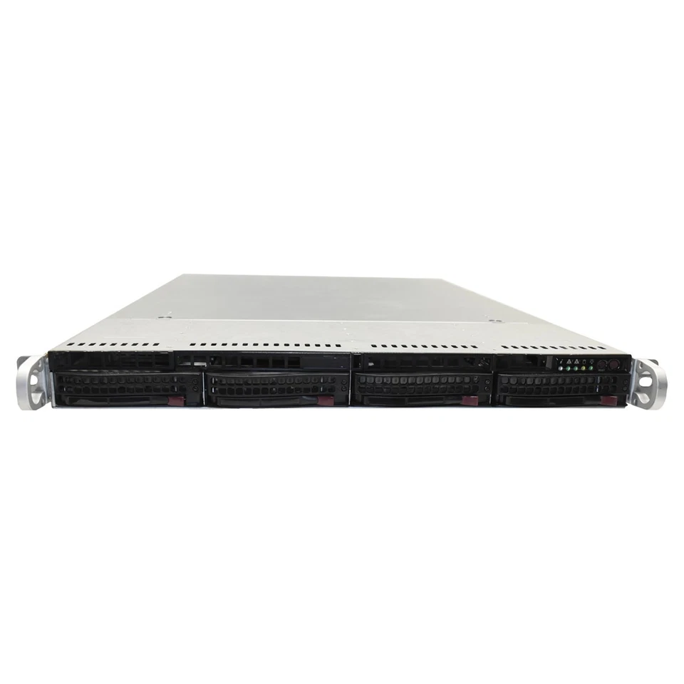 Supermicro CSE-815 1U Rack Server X10DDW-i 2x E5-2630 V4 2,2 GHZ 32GB PC4 4x LFF - Bild 2 von 3