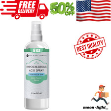 Hypochlorous Acid Spray for Face and Skin. Gentle Facial Cleanser for Acne-Prone