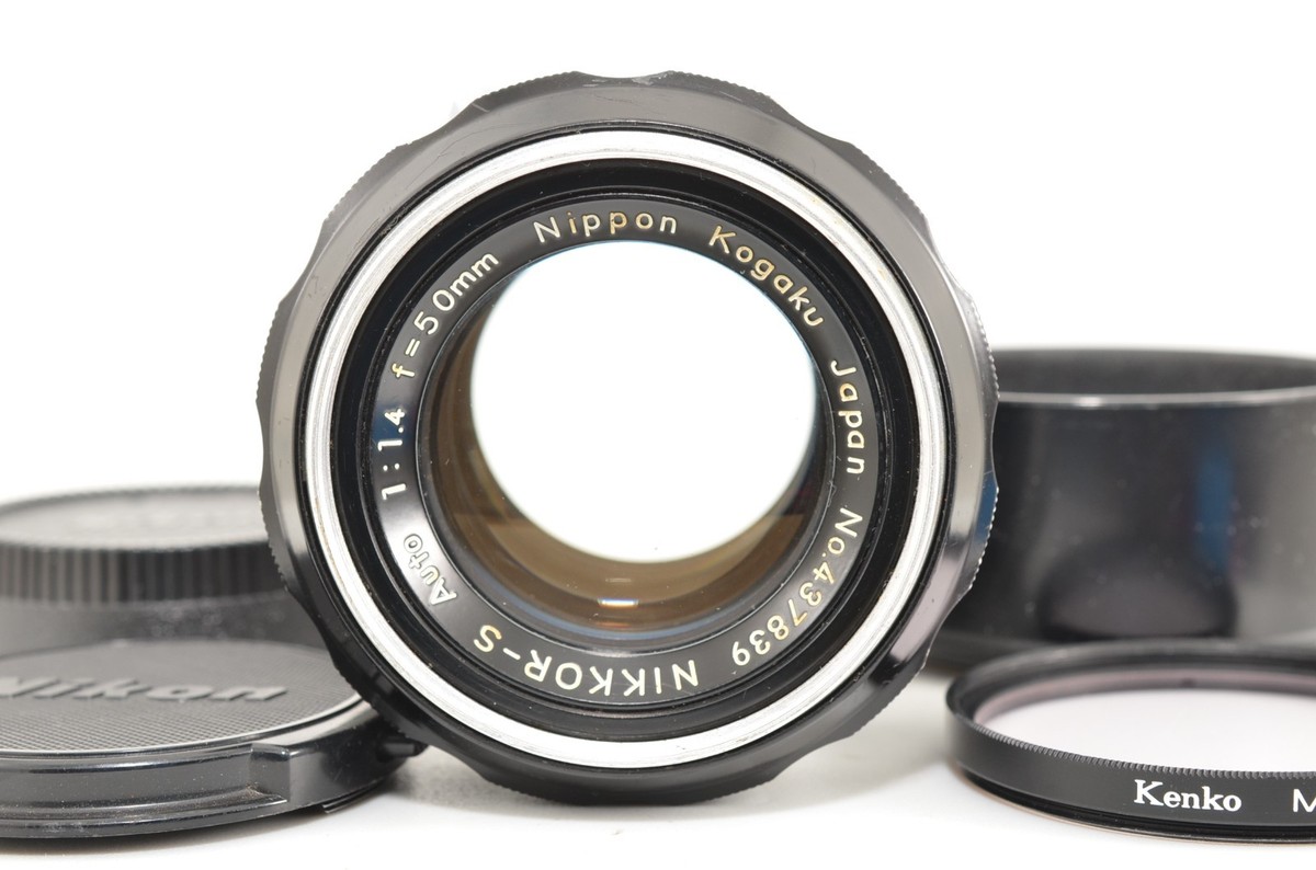 Nikon Nikkor-S Auto f=50mm 1:1.4 Lens Nippon Kogaku from Japan