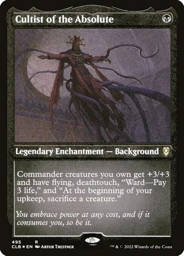 Cultist of the Absolute - Foil Etched CLB NM MTG