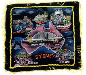 Australia Sydney Adelaide decorative black velvet pillow shams set - 17" square