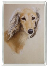 SALUKI DOG FRIDGE MAGNET GREAT GIFT