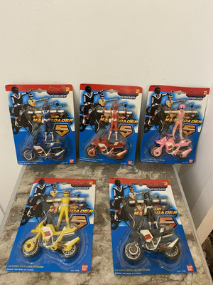 BIOMAN 2 MASKMAN KOMPLETTE SAMMLUNG 5 MOTORRÄDER NEU IM BLISTER BANDAI FRANKREICH 87
