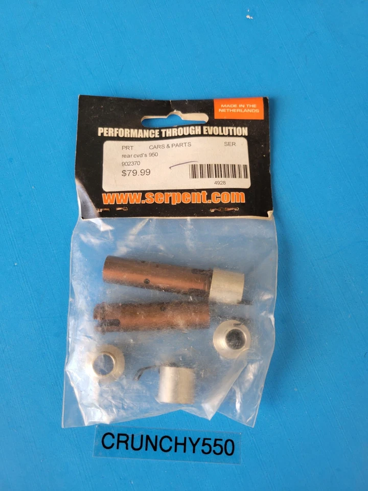 Serpent Rear CVD 950 902370 Wheel Axle RR QC + Fixed Vintage RC Part - Image 2 of 4