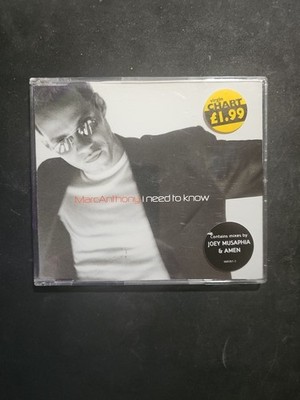 Marc Anthony - I Need To Know (CD Single)