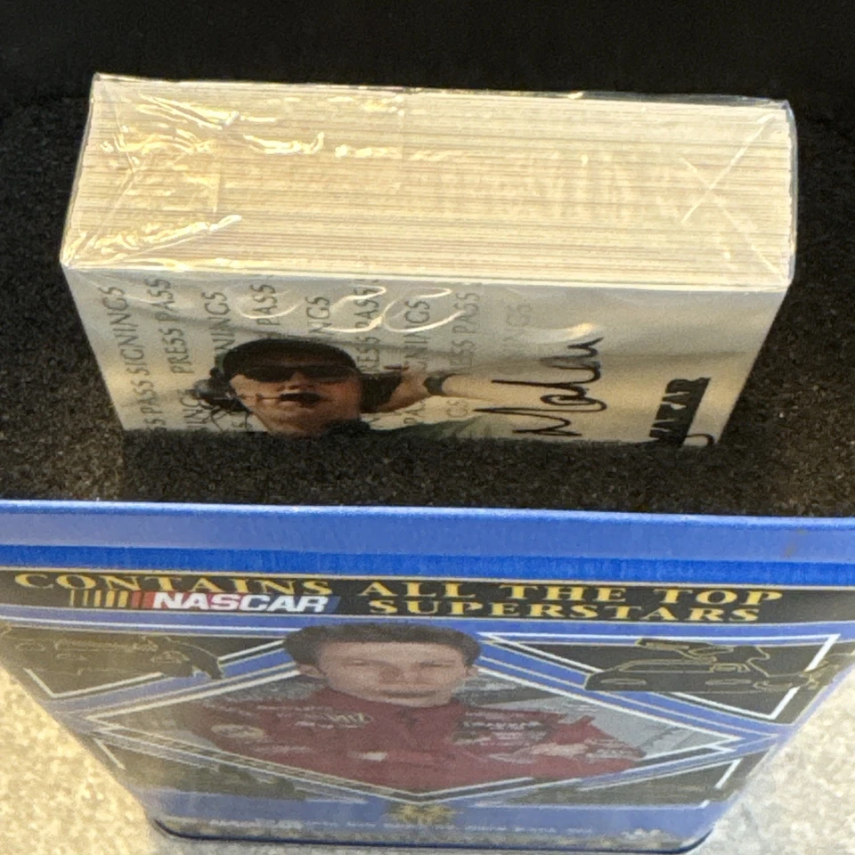 2003 Press Pass VIP NASCAR Trading Card Complete Base Set in Earnhardt Jr Tin - Image 4 of 4