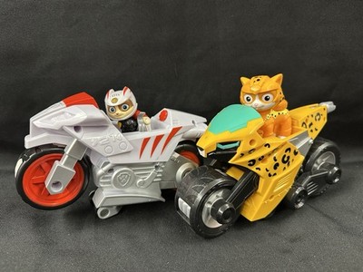Paw Patrol Moto Pups & Cat Pack Wildcat's Pull Back Motorcycles