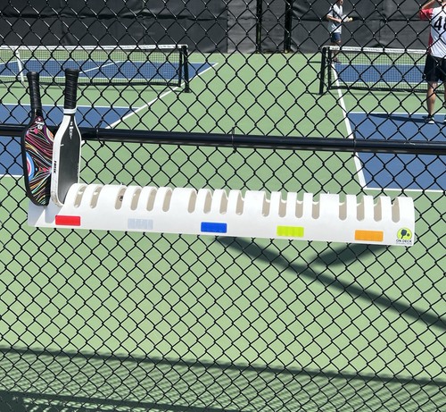 Pickleball PVC Paddle Rack/Holds 1-20 Paddles/Arrange Who's Next Up | eBay