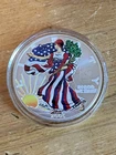 2006 Silver American Eagle Walking Liberty - 1oz .999 Fine Colorized Dollar Coin