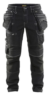 BLAKLADER 1990 STRETCH CRAFTSMAN MULTIPOCKET CORDURA DENIM ARBEITSHOSE HOSE