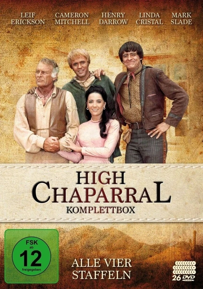 Complete Box HIGH CHAPARRAL 1967 - 1971 Season 1 2 3 4 26 DVD Box NEW - Image 2 of 2
