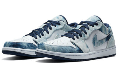 Nike Jordan 1 Low SE Washed Denim Jordan 1 CZ8455-100 Men's