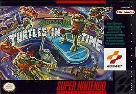 TMNT Turtles in Time (SNES) Super Nintendo Cartridge + TMNT Turtles in Time (SNES) Super Nintendo Cartridge +