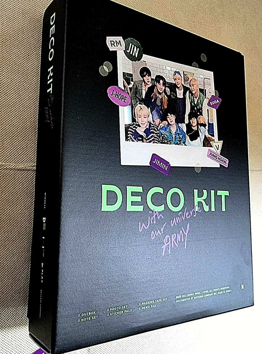 BTS] 2022 BTS DECO KIT WITH OUR UNIVERSE ARMY SET K-POP (NO RAMDOM