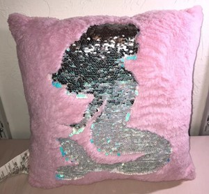 mermaid throw pillow