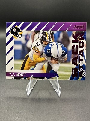 2024 Score - Sack Attack Pink #1 T.J. Watt Pittsburgh Steelers