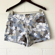 Vintage Unbranded Hawaiian Print Floral Casual Shorts Women s Small Medium 29W