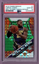 LEBRON JAMES PSA 10 HOLO PRIZM MOSAIC INSERTS pick to complete your collection!