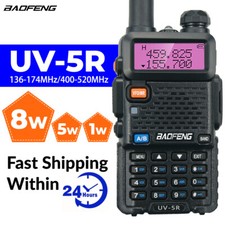 US 2021 Baofeng UV-5R Two way Radio 8W VHF UHF FM Transceiver Ham Walkie Talkie
