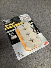 Scotch 48 Pack Sizes in One Floor Protector Felt Pads Furniture M27E