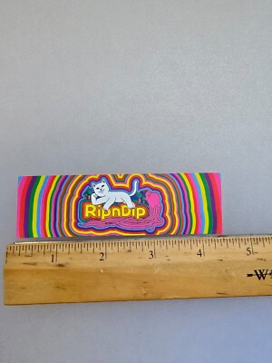 Ripndip White Cat Vinyl Decal Sticker Skateboard/Laptop/Luggage