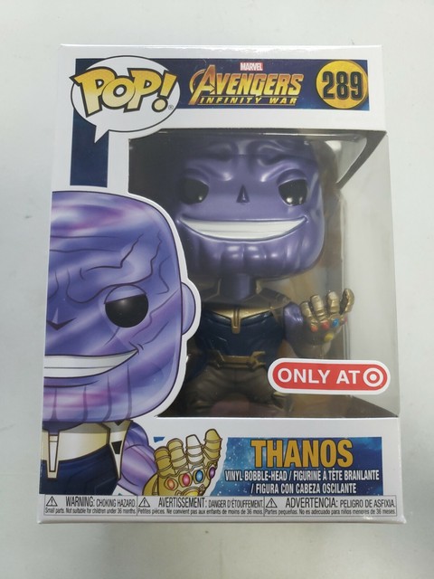 thanos metallic funko pop