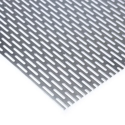 Lochblech Aluminium Langloch LV 3x20 2,0mm dick Lüftungsblech Geländerfüllung - Bild 1 von 4