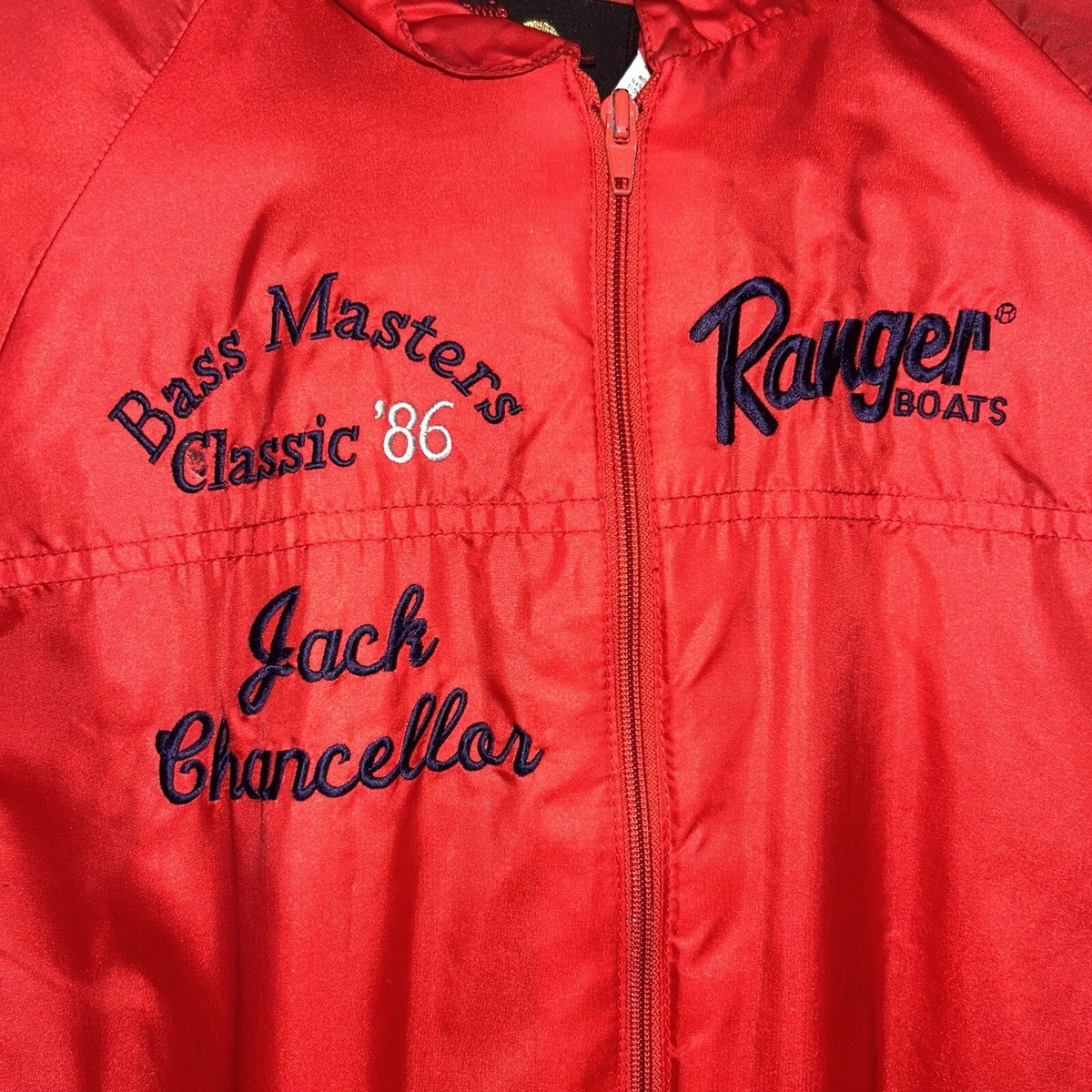 VINTAGE Ranger Boats Jacket Adult Large Red Windbreaker Zip Up