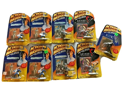 NOS 1994 Vintage MIXED LOT of 9 ACTION MASTERS Die Cast Figures Kenner MINT